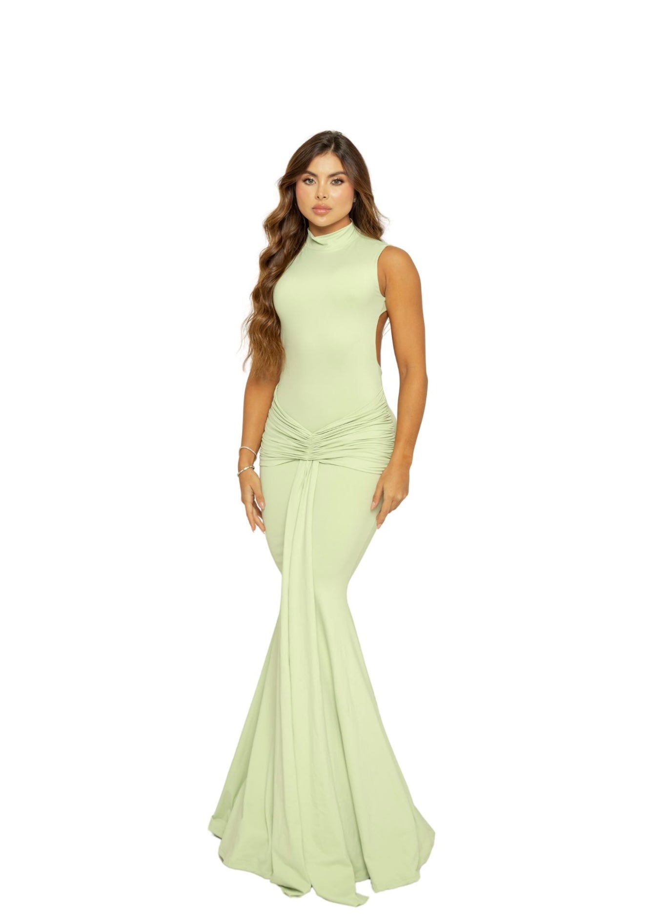 ALASKA DRESS PISTACHO