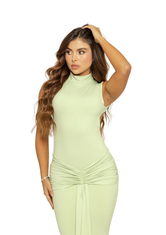 ALASKA DRESS PISTACHO