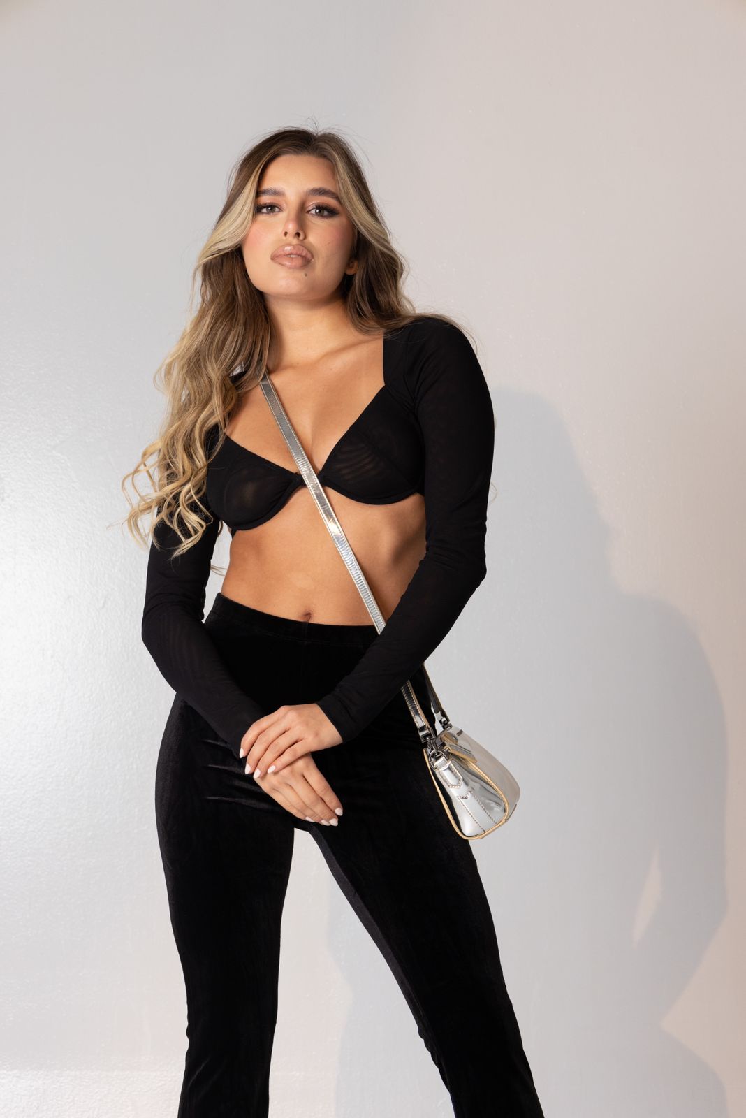 Ava Pant in Black
